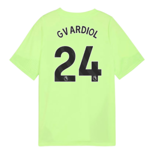 2025-2026 Man City Training Jersey (Fizzy Apple) - Kids (Gvardiol 24)