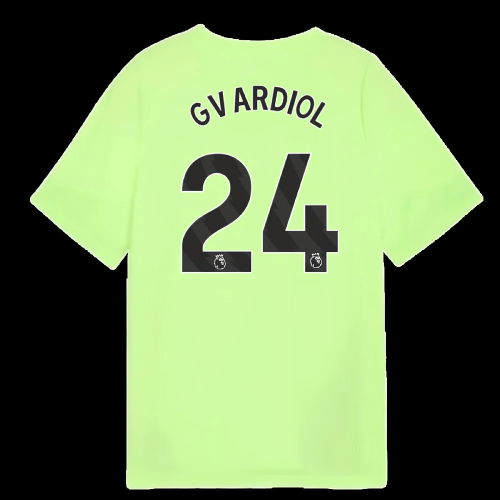 2025-2026 Man City Training Jersey (Fizzy Apple) - Kids (Gvardiol 24)