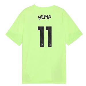 2025-2026 Man City Training Jersey (Fizzy Apple) - Kids (Hemp 11)
