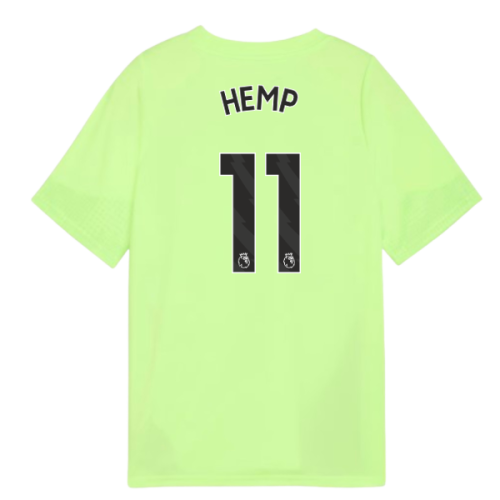 2025-2026 Man City Training Jersey (Fizzy Apple) - Kids (Hemp 11)