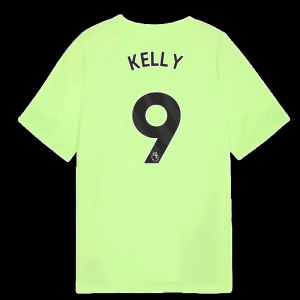 2025-2026 Man City Training Jersey (Fizzy Apple) - Kids (Kelly 9)