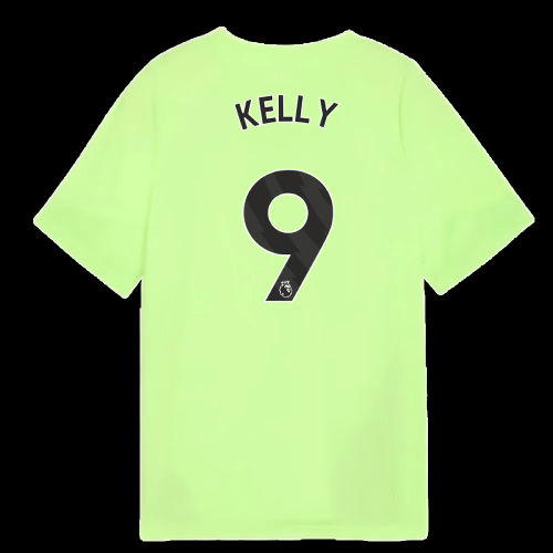 2025-2026 Man City Training Jersey (Fizzy Apple) - Kids (Kelly 9)