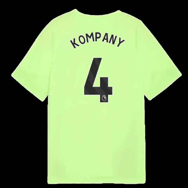2025-2026 Man City Training Jersey (Fizzy Apple) - Kids (Kompany 4)