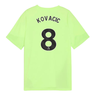 2025-2026 Man City Training Jersey (Fizzy Apple) - Kids (Kovacic 8)
