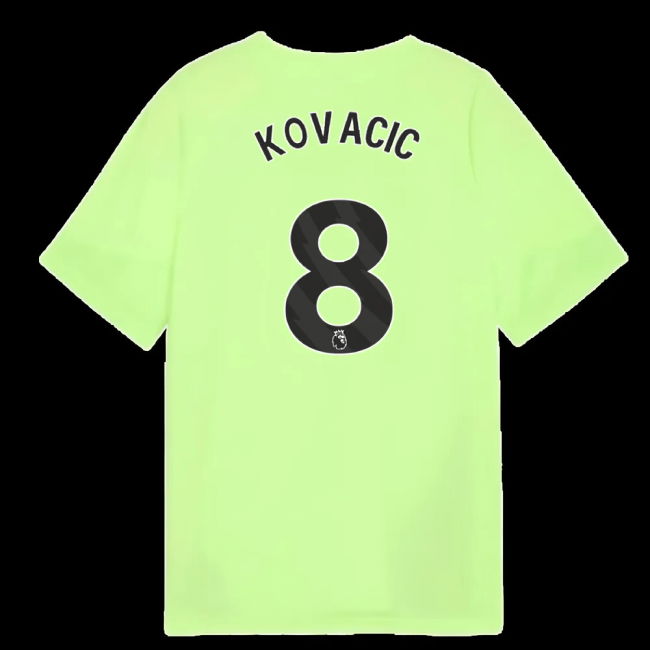 2025-2026 Man City Training Jersey (Fizzy Apple) - Kids (Kovacic 8)