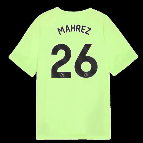 2025-2026 Man City Training Jersey (Fizzy Apple) - Kids (Mahrez 26)
