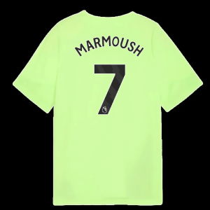 2025-2026 Man City Training Jersey (Fizzy Apple) - Kids (Marmoush 7)