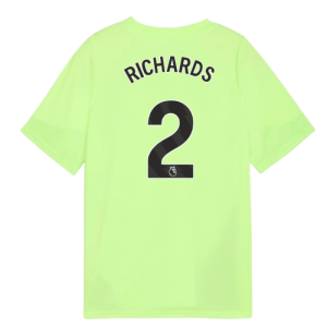 2025-2026 Man City Training Jersey (Fizzy Apple) - Kids (Richards 2)