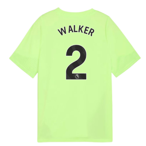 2025-2026 Man City Training Jersey (Fizzy Apple) - Kids (Walker 2)