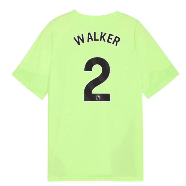 2025-2026 Man City Training Jersey (Fizzy Apple) - Kids (Walker 2)