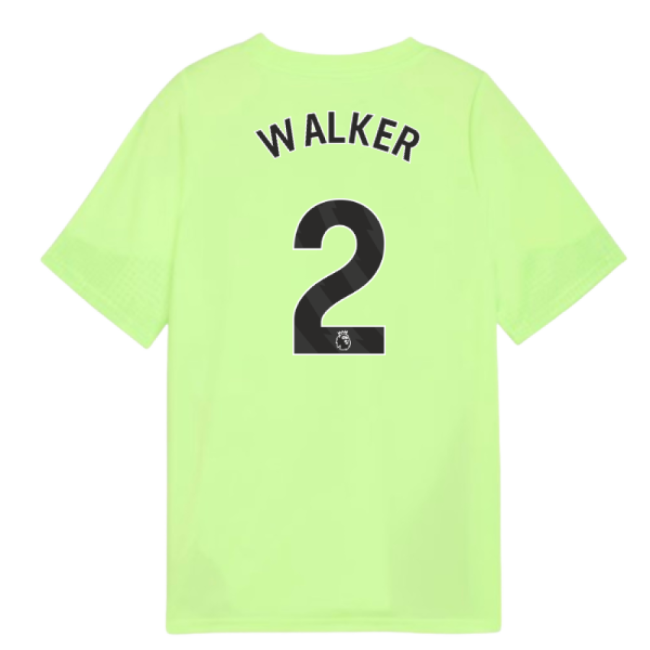 2025-2026 Man City Training Jersey (Fizzy Apple) - Kids (Walker 2)