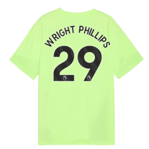 2025-2026 Man City Training Jersey (Fizzy Apple) - Kids (Wright Phillips 29)
