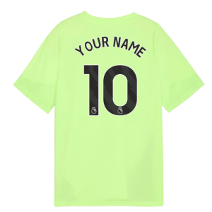 2025-2026 Man City Training Jersey (Fizzy Apple) - Kids (Your Name)