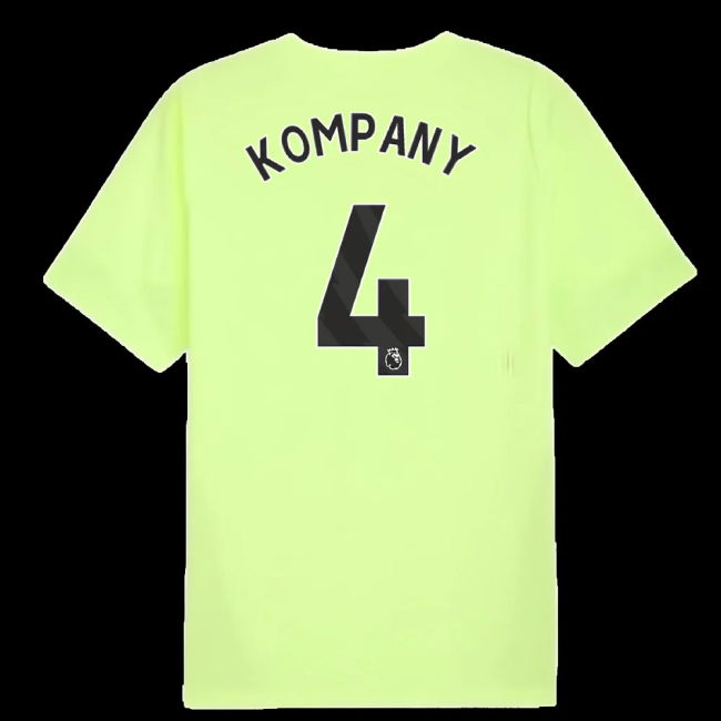 2025-2026 Man City Training Jersey (Fizzy Apple) (Kompany 4)