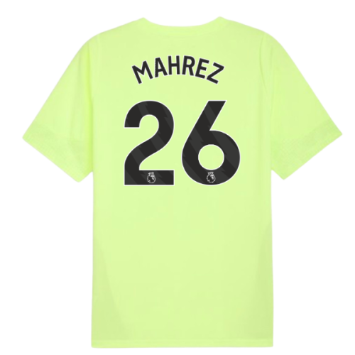 2025-2026 Man City Training Jersey (Fizzy Apple) (Mahrez 26)