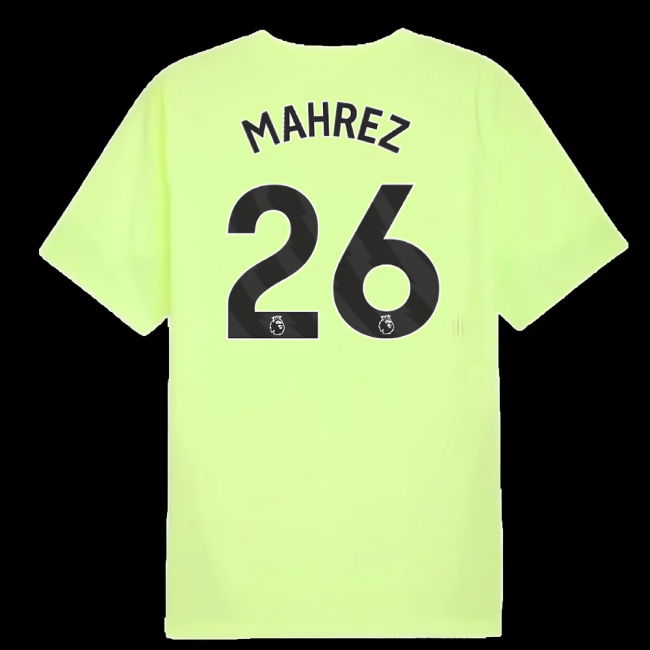 2025-2026 Man City Training Jersey (Fizzy Apple) (Mahrez 26)