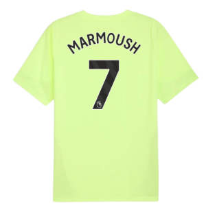 2025-2026 Man City Training Jersey (Fizzy Apple) (Marmoush 7)