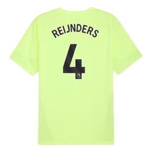 2025-2026 Man City Training Jersey (Fizzy Apple) (Reijnders 4)