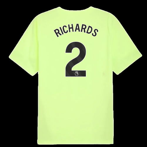 2025-2026 Man City Training Jersey (Fizzy Apple) (Richards 2)