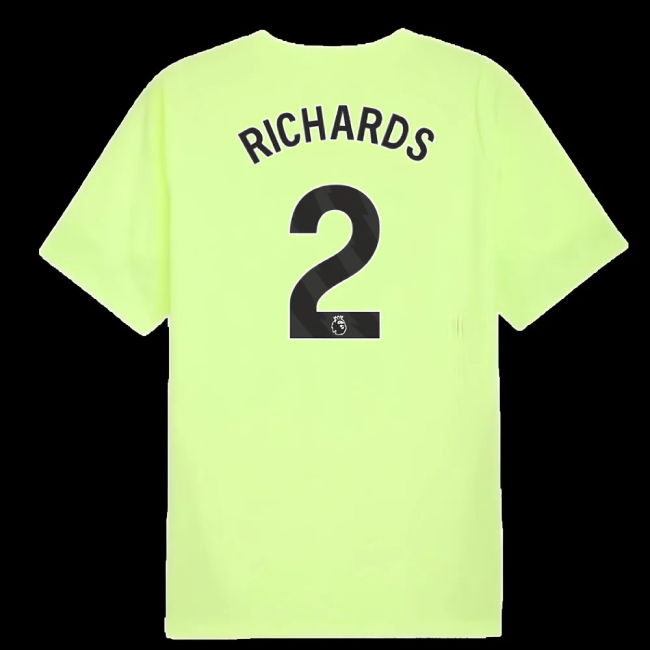 2025-2026 Man City Training Jersey (Fizzy Apple) (Richards 2)