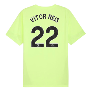 2025-2026 Man City Training Jersey (Fizzy Apple) (Vitor Reis 22)