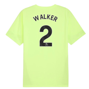 2025-2026 Man City Training Jersey (Fizzy Apple) (Walker 2)