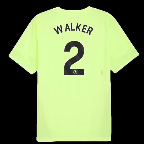 2025-2026 Man City Training Jersey (Fizzy Apple) (Walker 2)