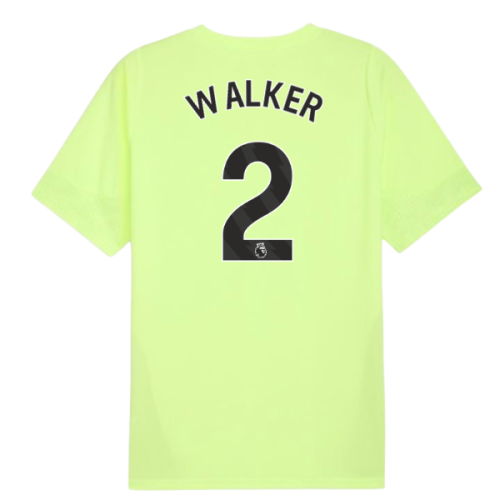 2025-2026 Man City Training Jersey (Fizzy Apple) (Walker 2)