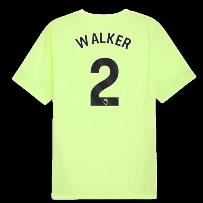 2025-2026 Man City Training Jersey (Fizzy Apple) (Walker 2)
