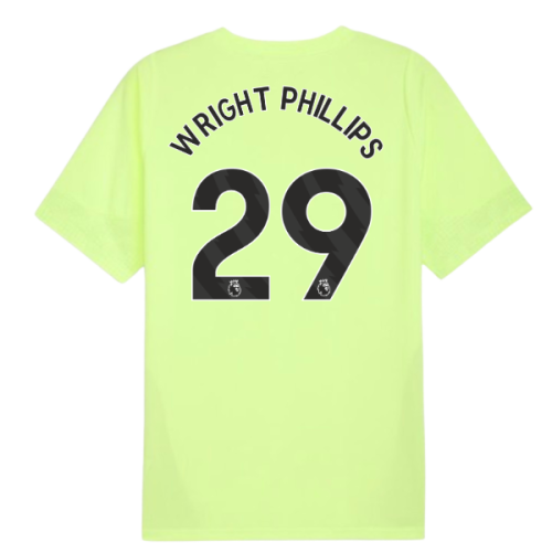 2025-2026 Man City Training Jersey (Fizzy Apple) (Wright Phillips 29)