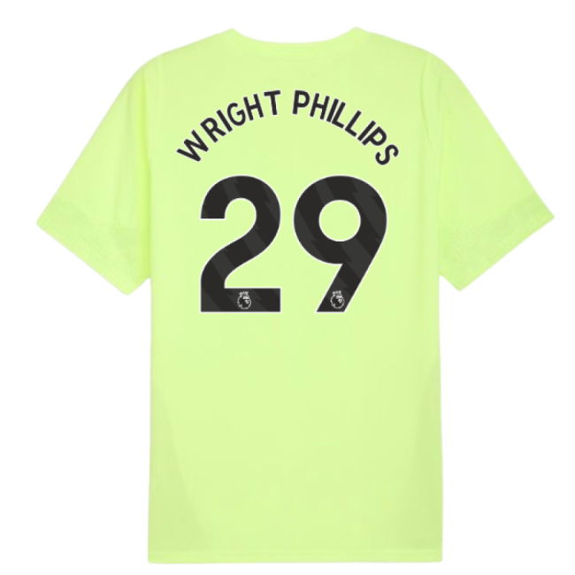 2025-2026 Man City Training Jersey (Fizzy Apple) (Wright Phillips 29)