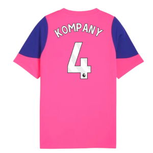 2025-2026 Man City Training Jersey (Fluro Pink) - Kids (Kompany 4)