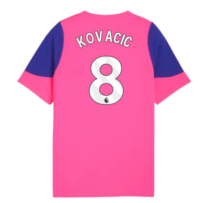 2025-2026 Man City Training Jersey (Fluro Pink) - Kids (Kovacic 8)