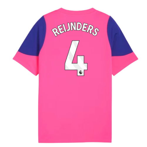 2025-2026 Man City Training Jersey (Fluro Pink) - Kids (Reijnders 4)
