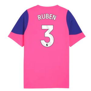 2025-2026 Man City Training Jersey (Fluro Pink) - Kids (Ruben 3)