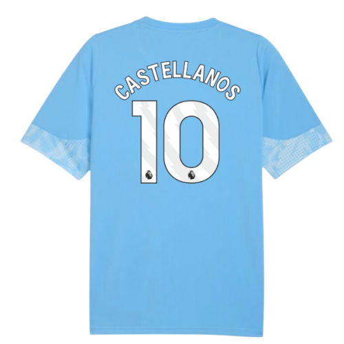 2025-2026 Man City Training Jersey (Light Blue) (Castellanos 10)