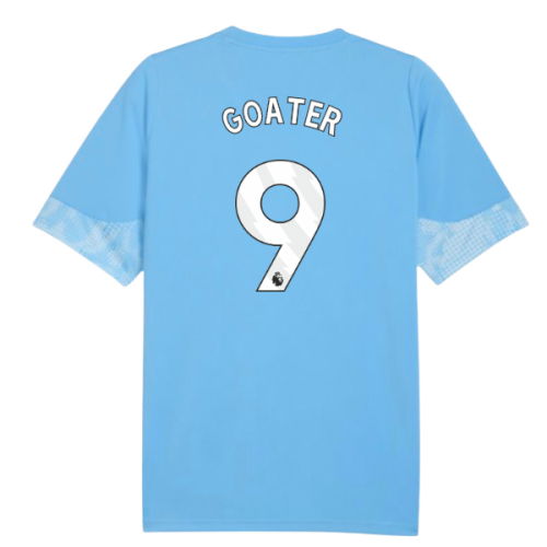 2025-2026 Man City Training Jersey (Light Blue) (Goater 9)