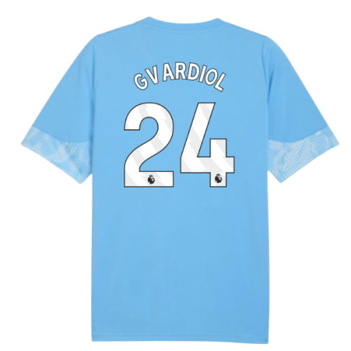 2025-2026 Man City Training Jersey (Light Blue) (Gvardiol 24)