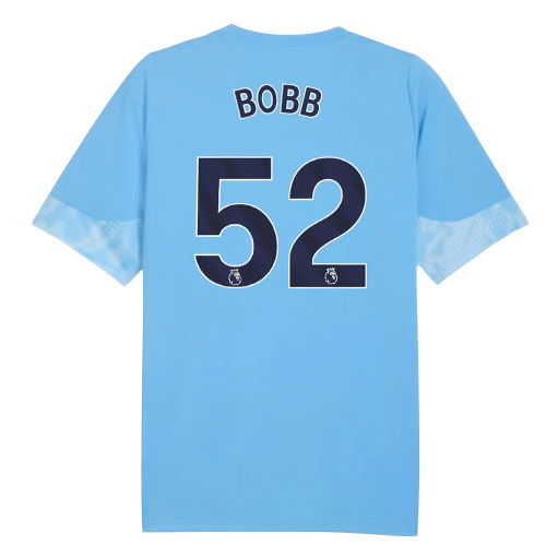 2025-2026 Man City Training Jersey (Light Blue) - Kids (Bobb 52)