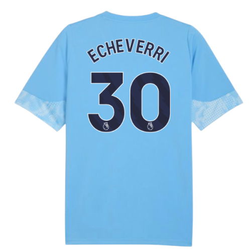 2025-2026 Man City Training Jersey (Light Blue) - Kids (Echeverri 30)