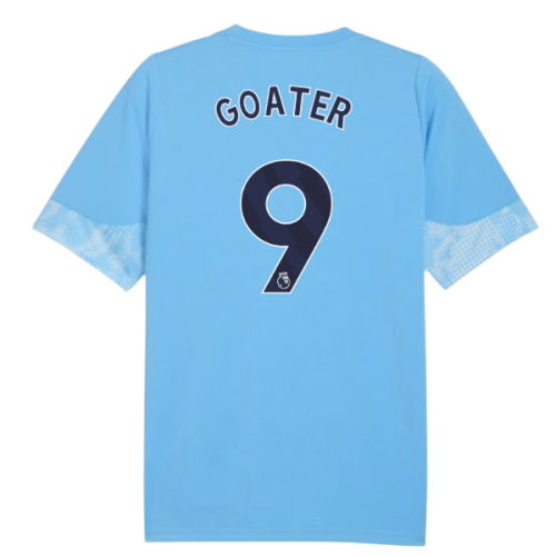 2025-2026 Man City Training Jersey (Light Blue) - Kids (Goater 9)