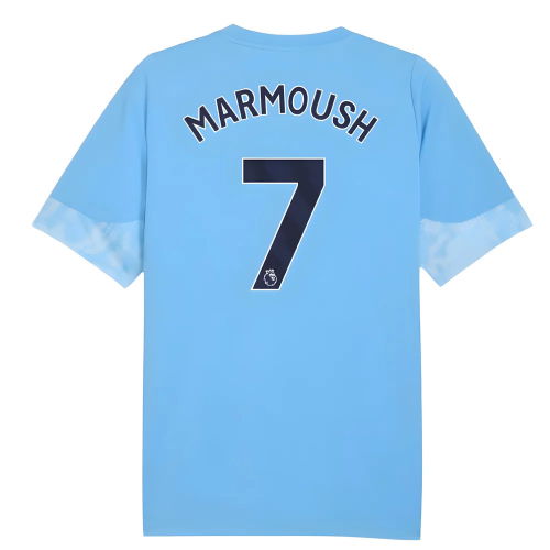 2025-2026 Man City Training Jersey (Light Blue) - Kids (Marmoush 7)