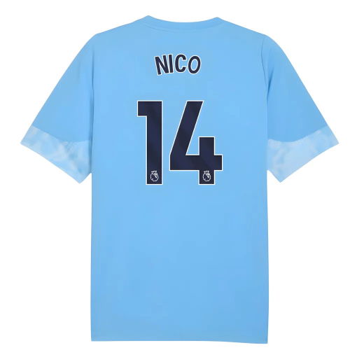 2025-2026 Man City Training Jersey (Light Blue) - Kids (Nico 14)