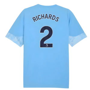 2025-2026 Man City Training Jersey (Light Blue) - Kids (Richards 2)