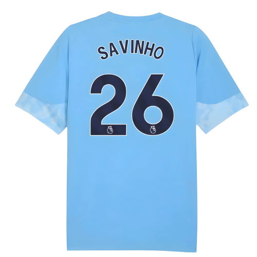 2025-2026 Man City Training Jersey (Light Blue) - Kids (Savinho 26)