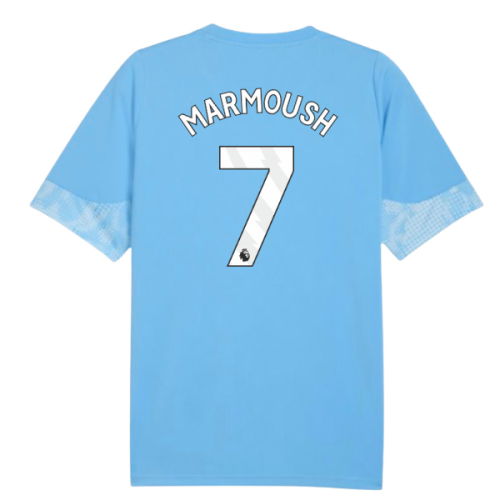 2025-2026 Man City Training Jersey (Light Blue) (Marmoush 7)