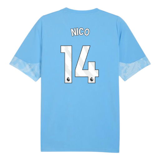2025-2026 Man City Training Jersey (Light Blue) (Nico 14)