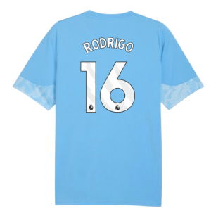 2025-2026 Man City Training Jersey (Light Blue) (Rodrigo 16)