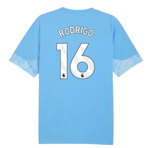2025-2026 Man City Training Jersey (Light Blue) (Rodrigo 16)