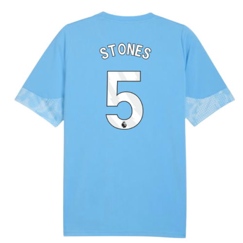 2025-2026 Man City Training Jersey (Light Blue) (Stones 5)
